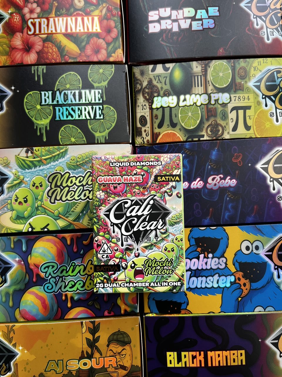 Cali Clear Dual Chamber Disposable 2G Liquid Diamonds Combos - Image 3